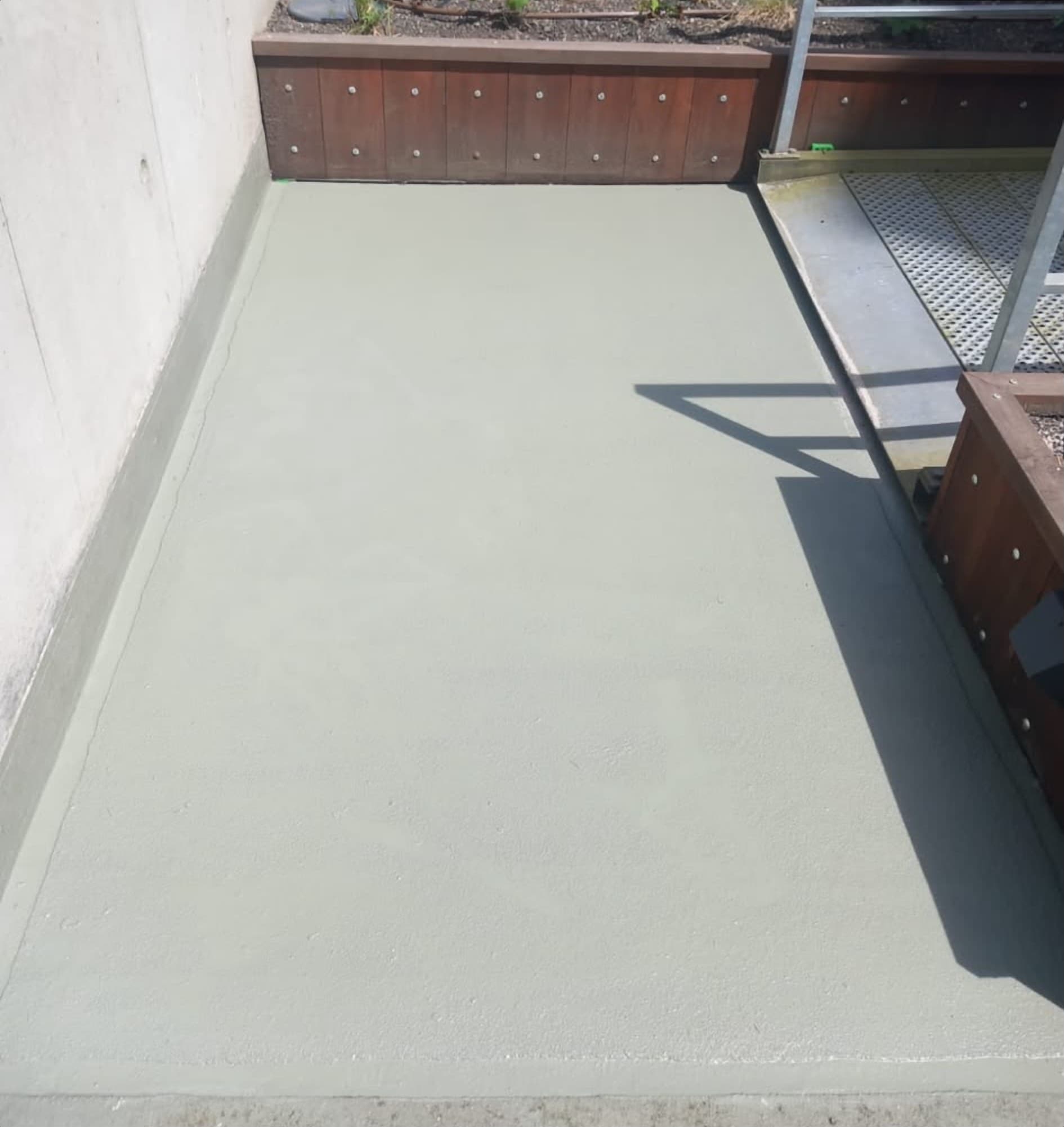 Waterdichte coating buiten, uitgevoerd door STS Works